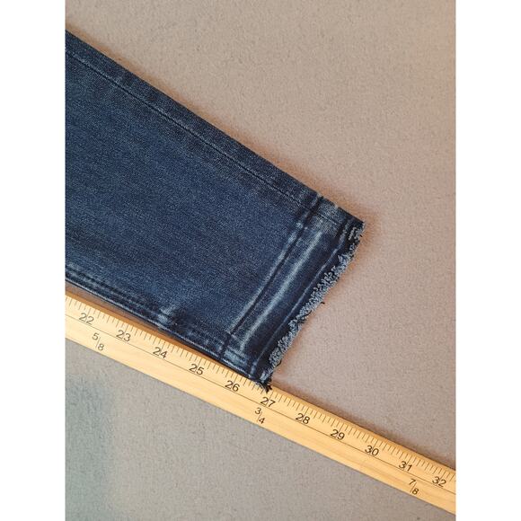Rag & Bone Alembic Indigo Skinny Jeans Women’s 26 Raw Hem Ankle Slim Fit EUC - Picture 9 of 16
